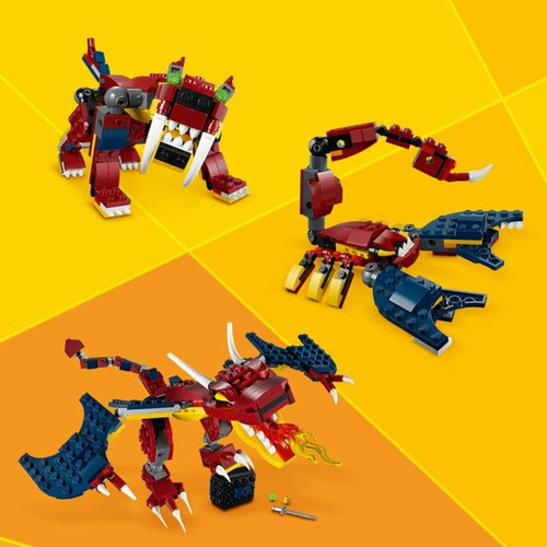 Briques et blocs Le dragon de feu LEGO Creator 31102