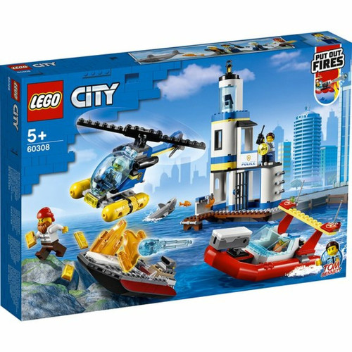 Lego - City Les garde-côtes et les marins-pompiers en mission Lego  - Jeux & Jouets
