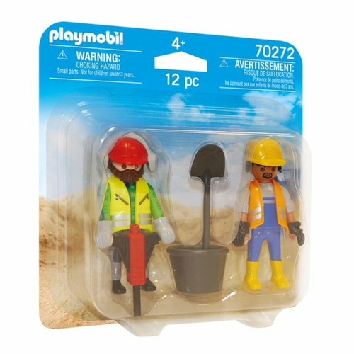 Ludendo - Playmobil Duo ouvriers de chantier 70272 Ludendo  - Jeux & Jouets