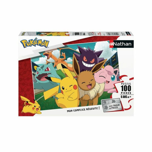 Ludendo - Puzzle 100 pièces Nathan - Pikachu Pokemon Ludendo  - Pokémon Jeux & Jouets