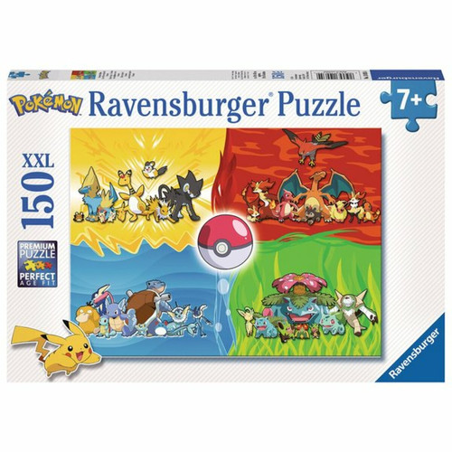Ravensburger Puzzle 150 pièces XXL Ravensburger Les différents types de Pokémon