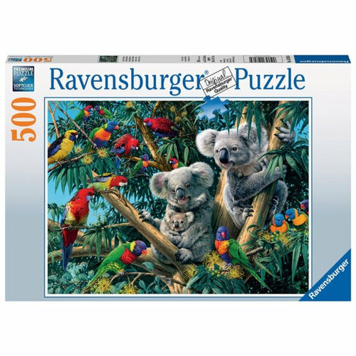 Ludendo - Puzzle 500 pièces Koalas dans l'arbre Ludendo  - Ludendo