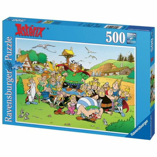 Ludendo - Puzzle 500 pièces Ravensburger - Astérix au village Ludendo  - Puzzles