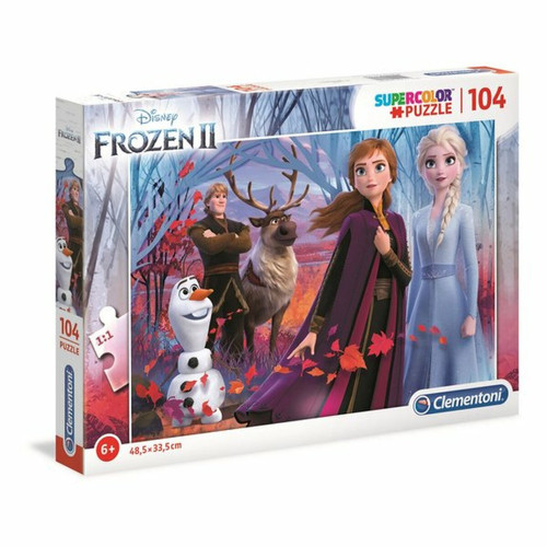 Ludendo - Puzzle SuperColor 104 pièces - La Reine des Neiges 2 Ludendo  - Reine des Neiges 2 Jeux & Jouets
