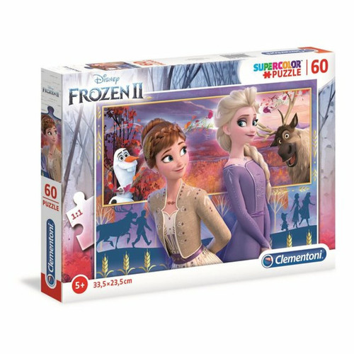 Puzzles Enfants Ludendo Puzzle SuperColor 60 pièces - La Reine des Neiges 2
