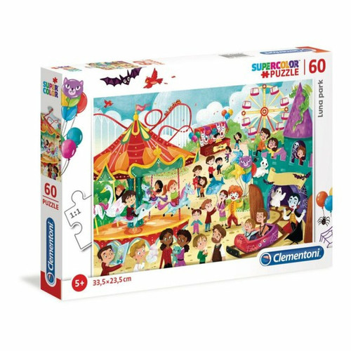 Ludendo - Puzzle Supercolor 60 pièces parc d'attraction Ludendo  - Puzzles Enfants