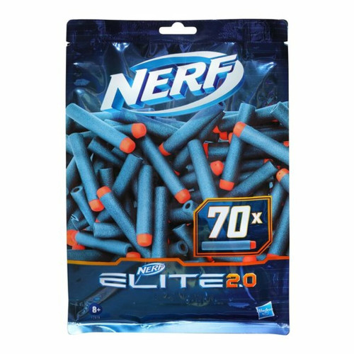 Nerf - Fléchettes Nerf Elite 2.0 - Refill 70 Unités Nerf  - Cadeau garçon 12 a 16 ans