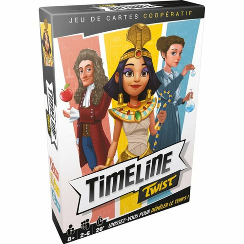 Asmodee - Jeu de culture générale Asmodee Timeline Twist Asmodee  - Timeline jeu