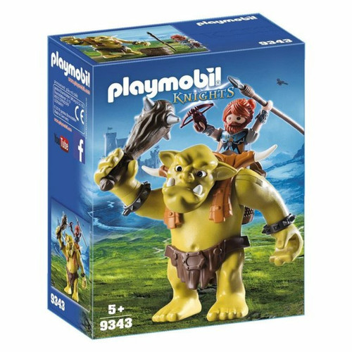Ludendo - Troll géant et soldat nain Playmobil Knights 9343 Ludendo  - Playmobil geant