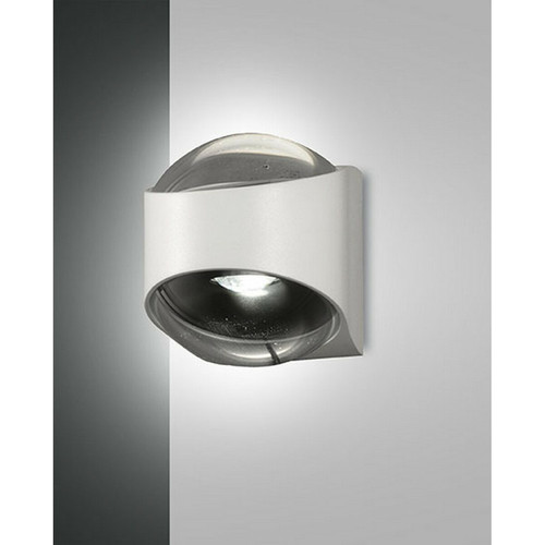 Lumiere - Applique d'extérieur LED Up Down en verre blanc, IP65 Lumiere  - Lampadaire