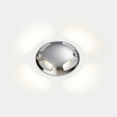 Lampadaire Leds C4 Lampe au sol encastrée à LED d'extérieur Aisi 316 en acier inoxydable IP65/IP67 3.4W 4000K