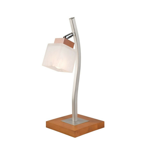 Lumiere - Lampe de bureau avec abat-jour en verre, rustique, 1x E14 Lumiere  - Lampe de bureau lumiere du jour