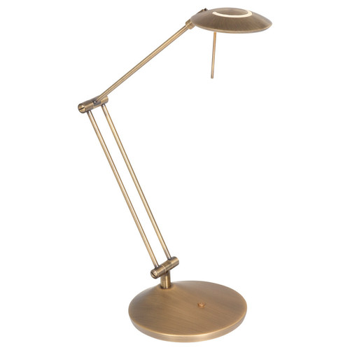 Lumiere - Lampe de Bureau Led Bronze Brossé, Plastique Mat Lumiere - Luminaires Marron