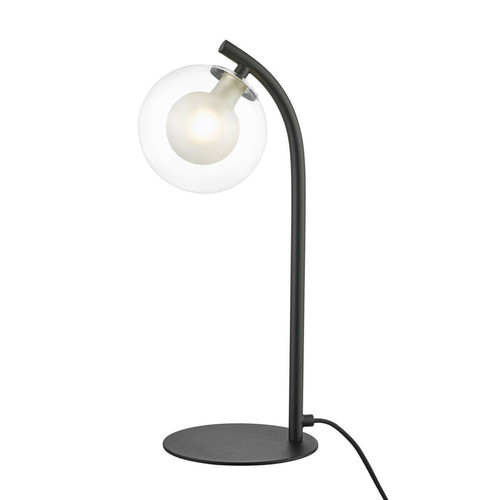 Lumiere - Lampe de Table 1 Lumière Chrome Noir Lumiere  - Lampe à lave Luminaires