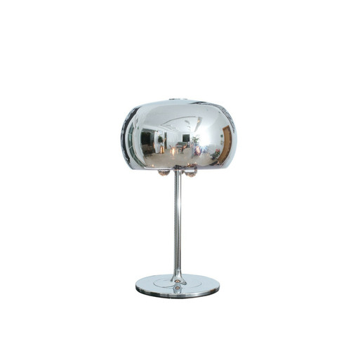 Lumiere - Lampe de Table 3 Lumières Chrome Cristal Lumiere  - Luminaires