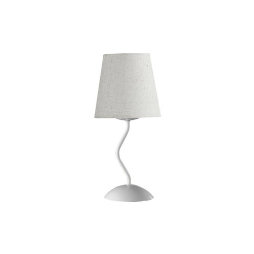 Lumiere - Lampe de table avec abat-jour conique rond, blanc Lumiere  - Luminaires
