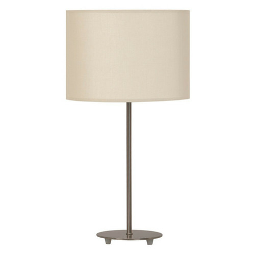 Lumiere - Lampe De Table Avec Abat-Jour Rond En Bronze Lumiere  - Luminaires