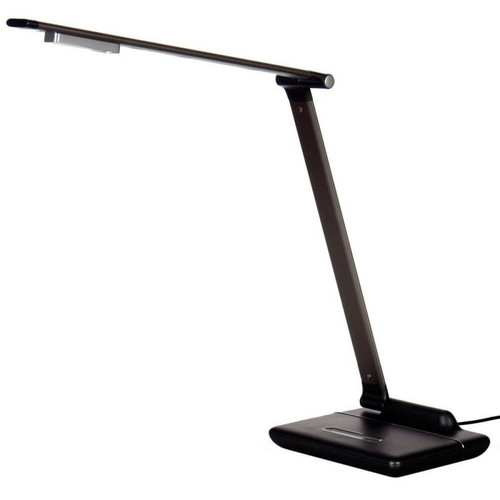 Lumiere - Lampe de Table Led Intégrée Gris Argent Lumiere - Lampes à poser