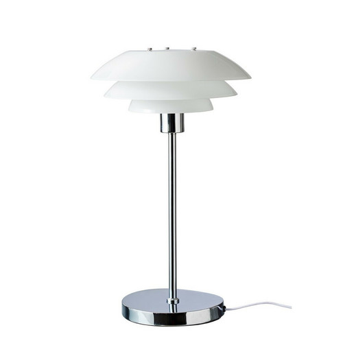 Lumiere - Lampe de Table Opale 31cm Lumiere  - Luminaires Blanc