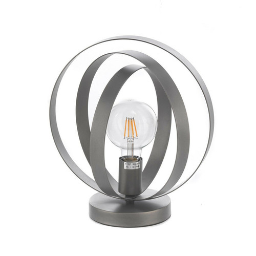 Lumiere - Lampe de table sphérique, béton Lumiere  - Luminaires Gris