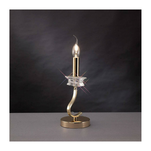 Inspired - Lampe de Table E14 Français Or/Cristal Inspired  - Lampes à poser