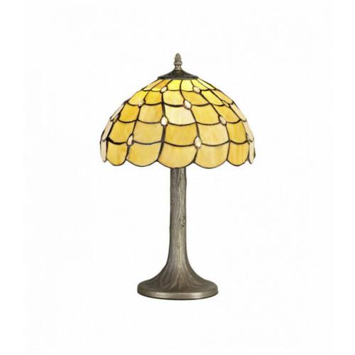 Luminaire Center - Lampe de table Tiffany Breeze 1 Ampoule Beige 6,5 Cm Luminaire Center  - Lampe minnie