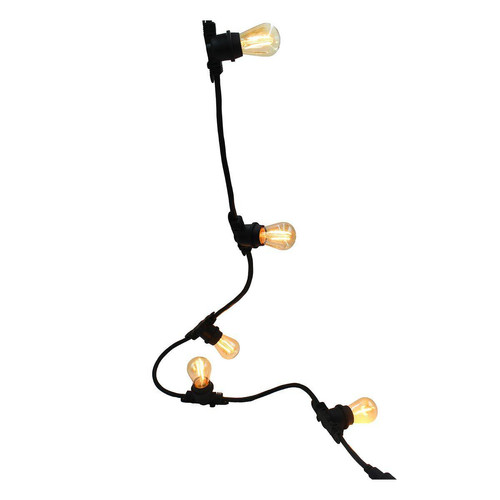 Lumisky - Guirlande lumineuse extérieur connectable 10 ampoules à filament vintage LED blanc chaud LINK ME LIGHT 5 m Lumisky - Guirlandes lumineuses