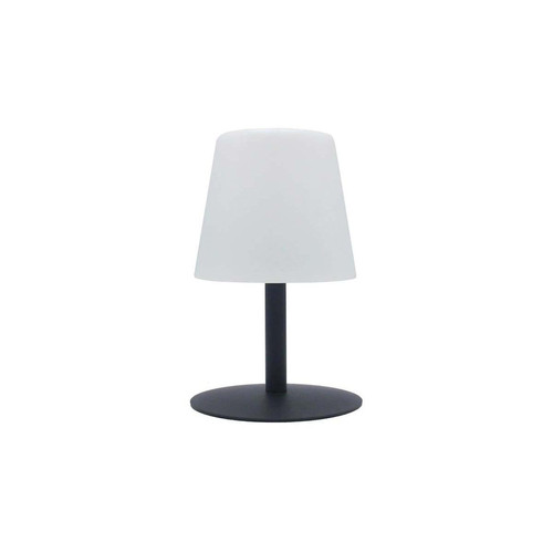 Lumisky - Lampe de table sans fil pied en acier noir LED blanc chaud/blanc dimmable STANDY MINI Dark H 25 cm - Lumisky
