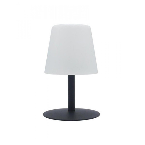Lumisky - LUMISKY Lampe de table LED sans fil Standy Mini Rock - H 25 cm - Gris et blanc - Lumisky