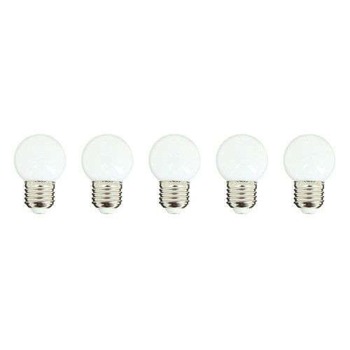 Lumisky - Lot de 5 ampoules compatible guirlande PARTY BULB WHITE Blanc Plastique E27 Lumisky  - Ampoules