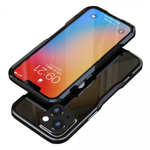 Luphie - Bumper en métal mince, antichoc noir pour votre Apple iPhone 13 mini 5.4 pouces Luphie  - Accessoires et consommables