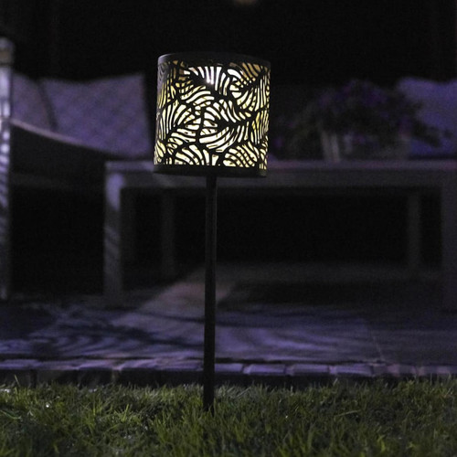 Luxform - Luxform Lampe sur piquet de jardin à LED solaire Forest - Spot, projecteur