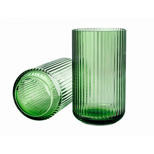 Lyngby Porcelaen - Vase en verre Lyngby - 15 cm - vert Lyngby Porcelaen - Vases Vert