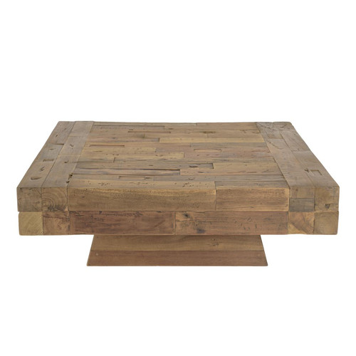 Tables basses MACABANE Table basse carrée bois massif  MATHIS