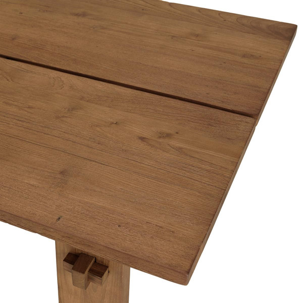 Tables basses MACABANE Table basse rectangulaire 140x70cm en bois de teck recyclé