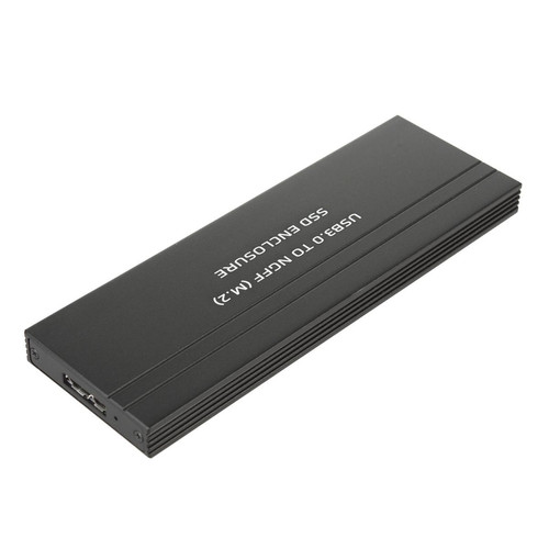 Boitier disque dur Boîtier de disque dur USB 3.0  M.2 SDD NGFF jusqu'à 5 Gbit/s  SSD externe Adaptateur 2230/2242/2260/2280 mm Prend en charge le plug & play UASP