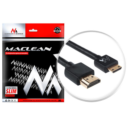 Maclean - Câble HDMI-mini ULTRA SLIM v1.4 2m Maclean MCTV-712 Maclean  - Maclean