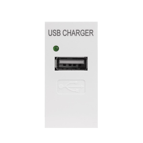 Maclean - Prise USB avec chargeur - Maclean MCE727W - Connexion USB jusqu'à 1A - murale - modulaire - encastrée - blanc - Interrupteurs & Prises Maclean