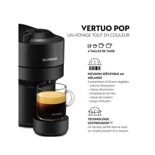 Nespresso Vertuo Vertuo POP Noir Réglisse 11729 Magimix