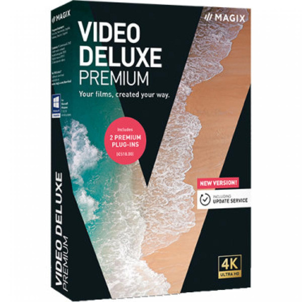 Montage et Lecture Vidéo Magix Vidéo deluxe Premium - Licence Perpétuelle - 1 poste