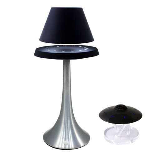 Magneticland - Lampe & enceinte UFO en lévitation Noire UFOSOUND Magneticland  - Enceintes plafond