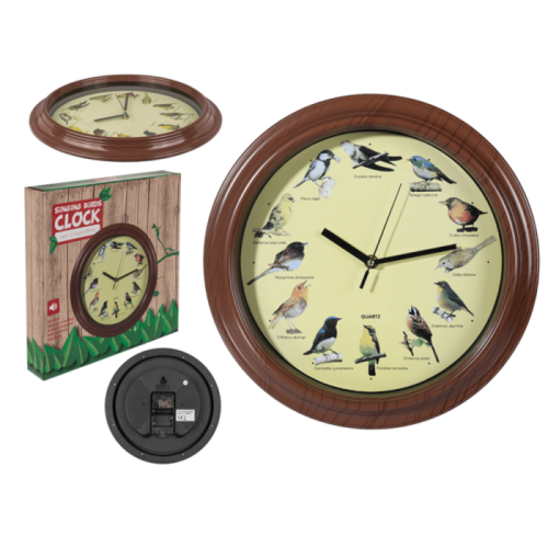 Horloges, pendules Magneticland Pendule chants d'oiseaux 32 cm