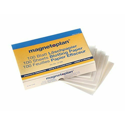Magnetoplan - Magnetoplan Papier Effaceur pour Effaceur de Tableau Gris Contenu: 100 Feuilles (12296) Magnetoplan  - Mobilier de bureau
