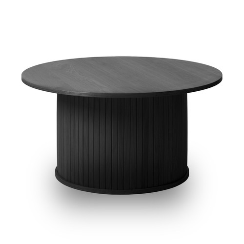 Maison Aubertin - Table basse bois noir alba 90x90cm Maison Aubertin  - Pied central pour table