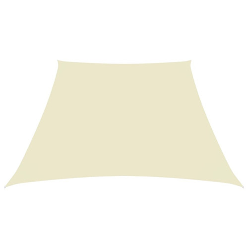 Maison Chic - Voile d'ombrage | Voile de parasol | Toile d'ombrage Tissu Oxford trapèze 3/4x3 m Crème -MN34015 Maison Chic  - Voile d'ombrage