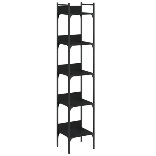 Maison Chic - Bibliothèque à 4 niveaux | Armoire de livres noir 35x30x174 cm bois d'ingénierie -GKD40948 Maison Chic  - Salon, salle à manger