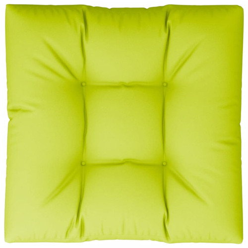 Maison Chic - Coussin Confort | pouf | Coussin de palette vert brillant 70x70x12 cm tissu -GKD87163 Maison Chic  - Salon, salle à manger