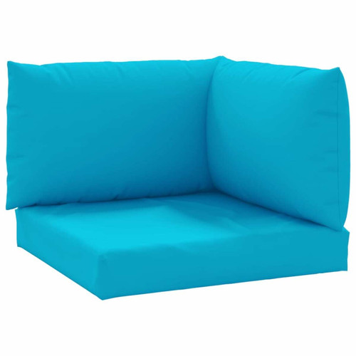 Maison Chic - Lot de 3 Coussins Confort,Coussins de palette bleu clair tissu oxford -GKD53134 Maison Chic  - Coussin de chaise