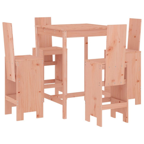 Maison Chic - Table de bar et chaises d'extérieur 5 pcs,Ensemble de bar de jardin pour relax bois massif de Douglas -GKD179602 Maison Chic  - Ensembles tables et chaises