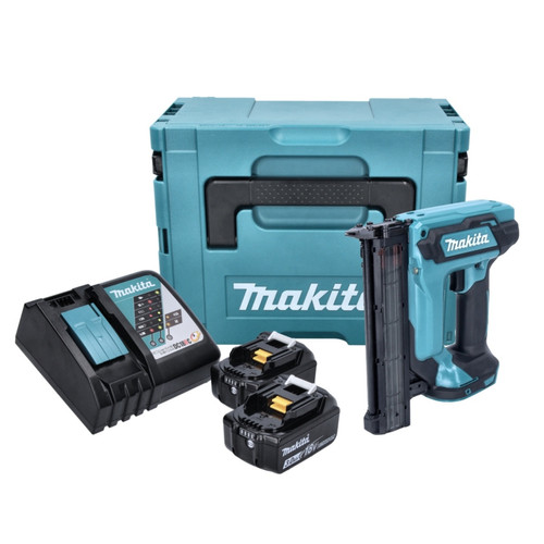 Makita - Makita DFN 350 RFJ cloueur sans fil 15 - 35mm - 18V + 2x Batteries 3,0 Ah + Chargeur + Coffret Makpac Makita  - Cloueuses Makita